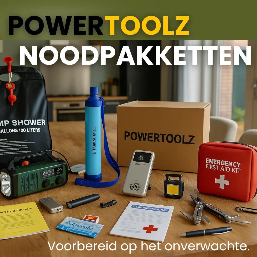 Noodpakketten - basispakketten - Powertoolz