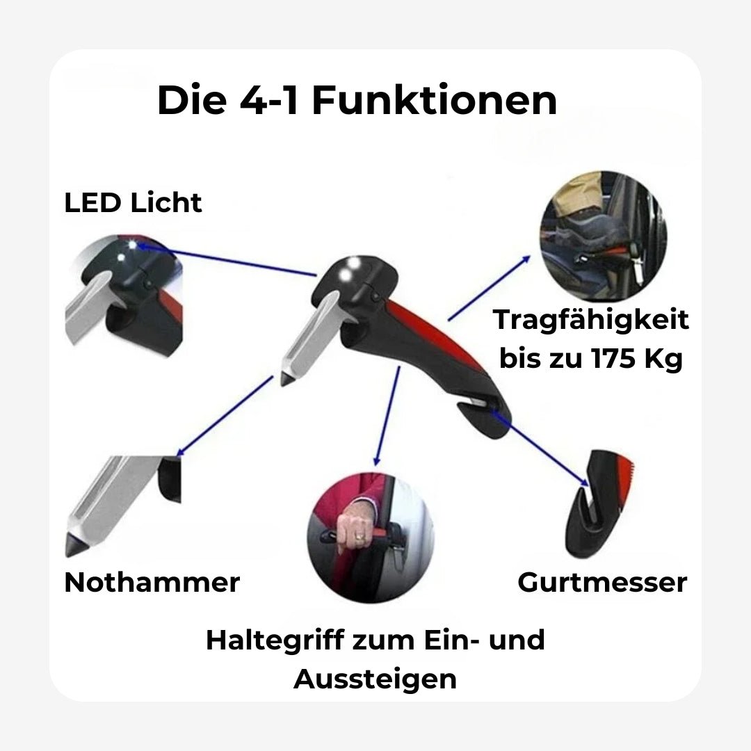 Ausstiegshilfe 4 - in - 1 - Powertoolz